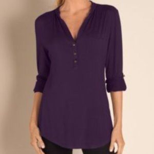 Soft Surroundings Sonora Purple Tunic Small